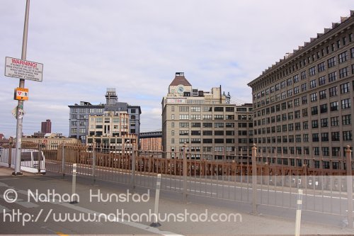 DUMBO and the Brooklyn side of the Brooklyn Bridge